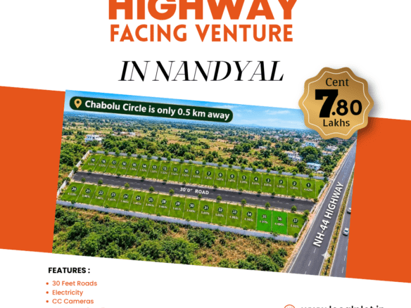 Highway facing Plots Nandyal